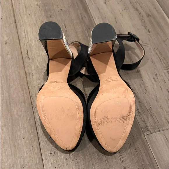 Miu Miu Black Heels with Crystal Embellishments - Picture 4 of 4